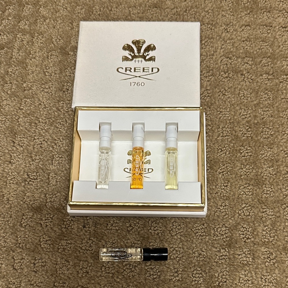Creed Fragrance Vial Collection with Gold Accents